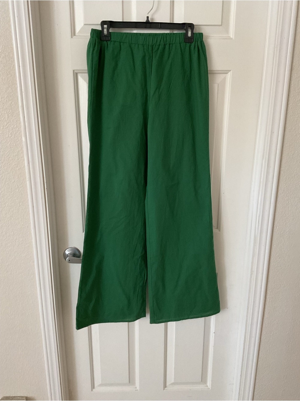 Day&Night Wide-Leg Green Pull-On Trousers - Picture 1 of 7